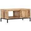vidaXL Mesa de centro de madera maciza de mango 88x50x42 cm