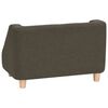 vidaXL Sof&aacute; para perros de lino gris oscuro 60x37x39 cm