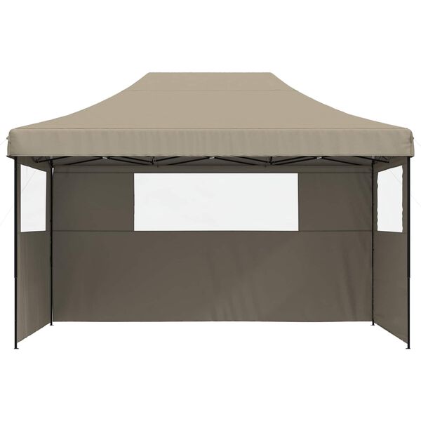 vidaXL Carpa de Fiesta Taup&eacute; 292 x 440 x 315 cm Tela Oxford