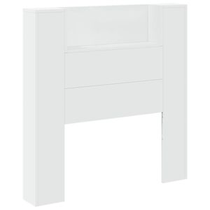 vidaXL Cabecero Blanco Madera de ingenier&iacute;a