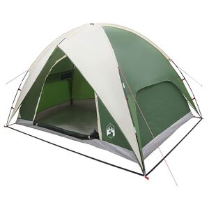 vidaXL Tienda de Camping con Cubierta de Lluvia Impermeable 4 persona