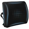 vidaXL Almohada lumbar Negro Espuma Viscoel&aacute;stica 35,5 x 30 x 12 cm