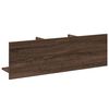 vidaXL Mueble de pared madera ingenier&iacute;a marr&oacute;n roble 100x16,5x30 cm