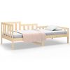 vidaXL Sof&aacute; cama sin colch&oacute;n madera maciza de pino 90x200 cm
