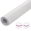 vidaXL Láminas 4D para coche 2 uds blanco 100x150 cm+50x150 cm