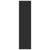 vidaXL Armario de madera de ingenier&iacute;a negro 30x50x200 cm