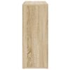 vidaXL Aparador de madera contrachapada color roble Sonoma 60x30x75 cm