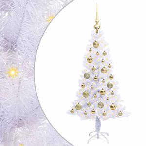 vidaXL &Aacute;rbol de Navidad artificial con 150 LED 120 cm PVC y Acero