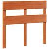 vidaXL Estructura de cama sin colch&oacute;n madera maciza marr&oacute;n 90x190 cm