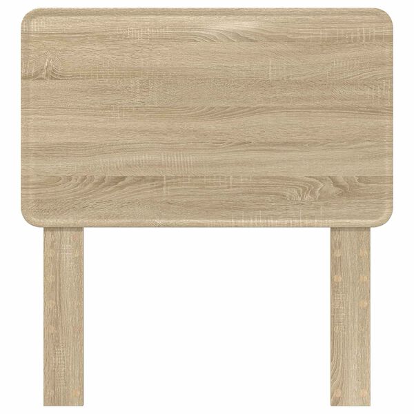 vidaXL Cabecero Roble Sonoma 75 cm Madera contrachapada