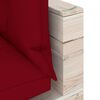 vidaXL Muebles de jard&iacute;n de palets 5 pzas con cojines madera de pino
