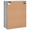 vidaXL Armario de pared gris Sonoma 69,5x34x90 cm