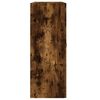 vidaXL Armario de pared madera ingeniería roble ahumado 69,5x34x90 cm