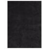 vidaXL Alfombra de pelo corto suave lavable HUARTE negro 200x280 cm