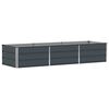 vidaXL Jardinera Antracita 240 x 80 x 45 cm Acero