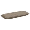 vidaXL Coj&iacute;n de Espalda Gris topo 140 x 50 cm Tela de microfibra