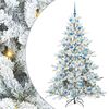 vidaXL &Aacute;rbol de Navidad artificial con ramas articuladas 180 cm