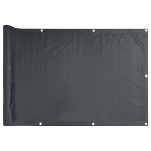 vidaXL Toldo para balc&oacute;n tela oxford gris antracita 120x400 cm