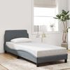 vidaXL Estructura de cama Dover terciopelo gris oscuro 80x200 cm