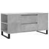 vidaXL Mesa de centro madera ingenier&iacute;a gris hormig&oacute;n 102x44,5x50 cm