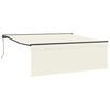 vidaXL Toldo retr&aacute;ctil Crema 400 x 300 cm Poli&eacute;ster y Aluminio