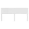 vidaXL Cabecero Brillante 180 cm Madera contrachapada