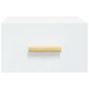 vidaXL Mesitas de noche de pared 2 uds blanco 35x35x20 cm