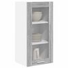 vidaXL Mueble colgante con puerta 2 pcs Gris Sonoma 40 x 31 x 80 cm