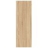 vidaXL Armario almacenamiento madera contrachapada roble 60x29,5x90 cm