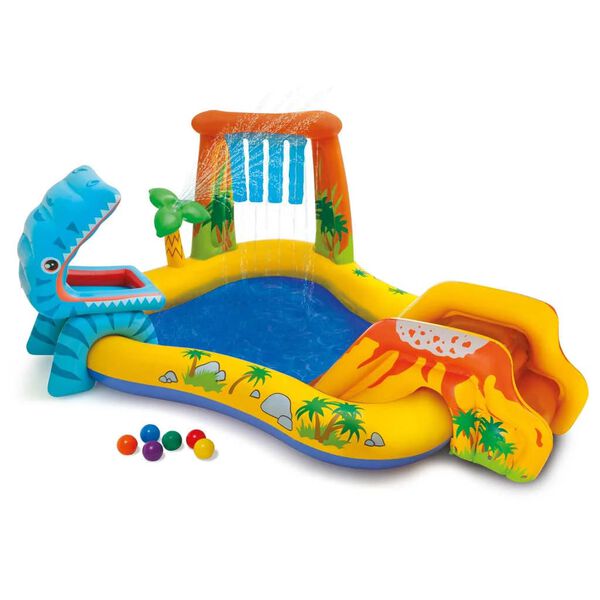 Intex Piscina inflable Dinosaur Play Center 249x191x109 cm