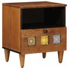 vidaXL Armario de Noche Marr&oacute;n 40 x 33 x 46 cm Madera de mango maciza