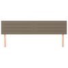 vidaXL Cabeceros 2 unidades de tela gris taupe 100x5x78/88 cm