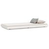 vidaXL Estructura de cama sin colch&oacute;n madera de pino blanca 90x200 cm