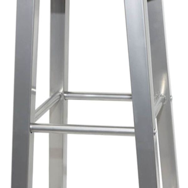 vidaXL Taburetes de cocina 4 unidades MDF plateado y marr&oacute;n