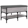 vidaXL Zapatero madera de ingenier&iacute;a gris Sonoma 82x42x45 cm
