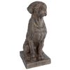Gifts Amsterdam Escultura Dog Polystone marr&oacute;n 30x21x48 cm