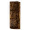 vidaXL Estante de esquina 3 niveles 41,5 x 41,5 x 107,5 cm