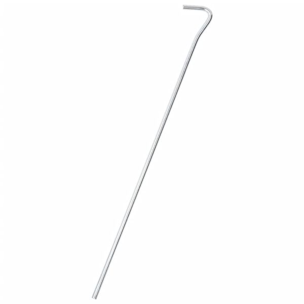 vidaXL Clavijas para tienda 50 uds acero galvanizado 30 cm Ø7 mm