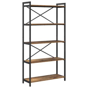 vidaXL Estante de libros 80 x 30 x 155 cm Madera de ingenier&iacute;a