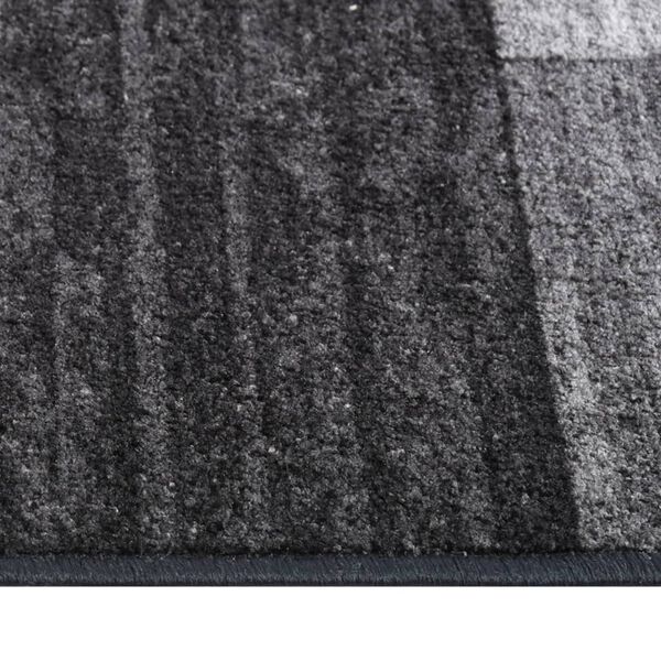 vidaXL Alfombra de pasillo antideslizante gris antracita 67x250 cm