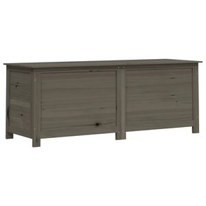 vidaXL Ba&uacute;l para cojines madera de abeto maciza antracita 150x50x56 cm
