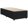 vidaXL Cama box spring con colch&oacute;n cuero sint&eacute;tico negro 90x190 cm