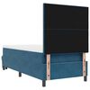 vidaXL Cama tipo Box Spring Azul oscuro 100 x 200 cm Terciopelo