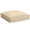 vidaXL Coj&iacute;n 2 pcs Beige 40 x 40 x 8 cm Tela Oxford