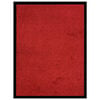 vidaXL Felpudo rojo 60x80 cm