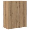 vidaXL Armario de Oficina Roble artisan 70 x 32 x 77.5 cm