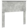 vidaXL Cabecero Gris Concreto Madera de ingenier&iacute;a