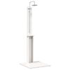 vidaXL Ducha exterior 206 cm Madera maciza de pino y acero inoxidable