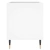 vidaXL Mueble para discos madera de ingeniería blanco 85x38x48 cm