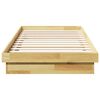 vidaXL Estructura de cama sin colch&oacute;n 90x190 cm madera maciza de roble